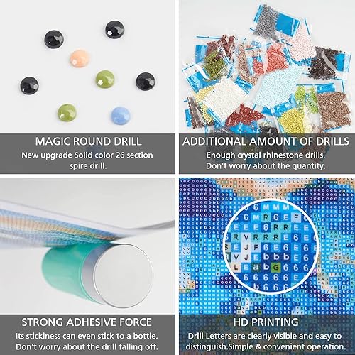 Miniatura 5 de Kits de pintura de diamantes 5D para adultos, taladro completo, mariposa, puntos de diamante de pintura, por números, para principiantes, insectos,