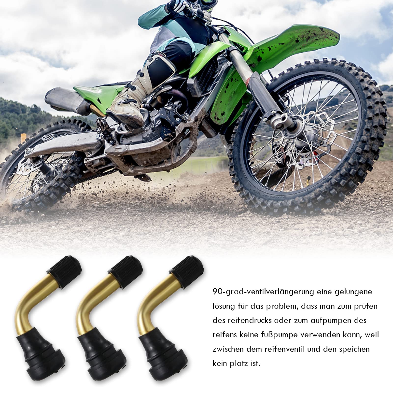 100 X Valvole Tubeless Alta Pressione TR 600 HP WONDER Ad - Foto 9