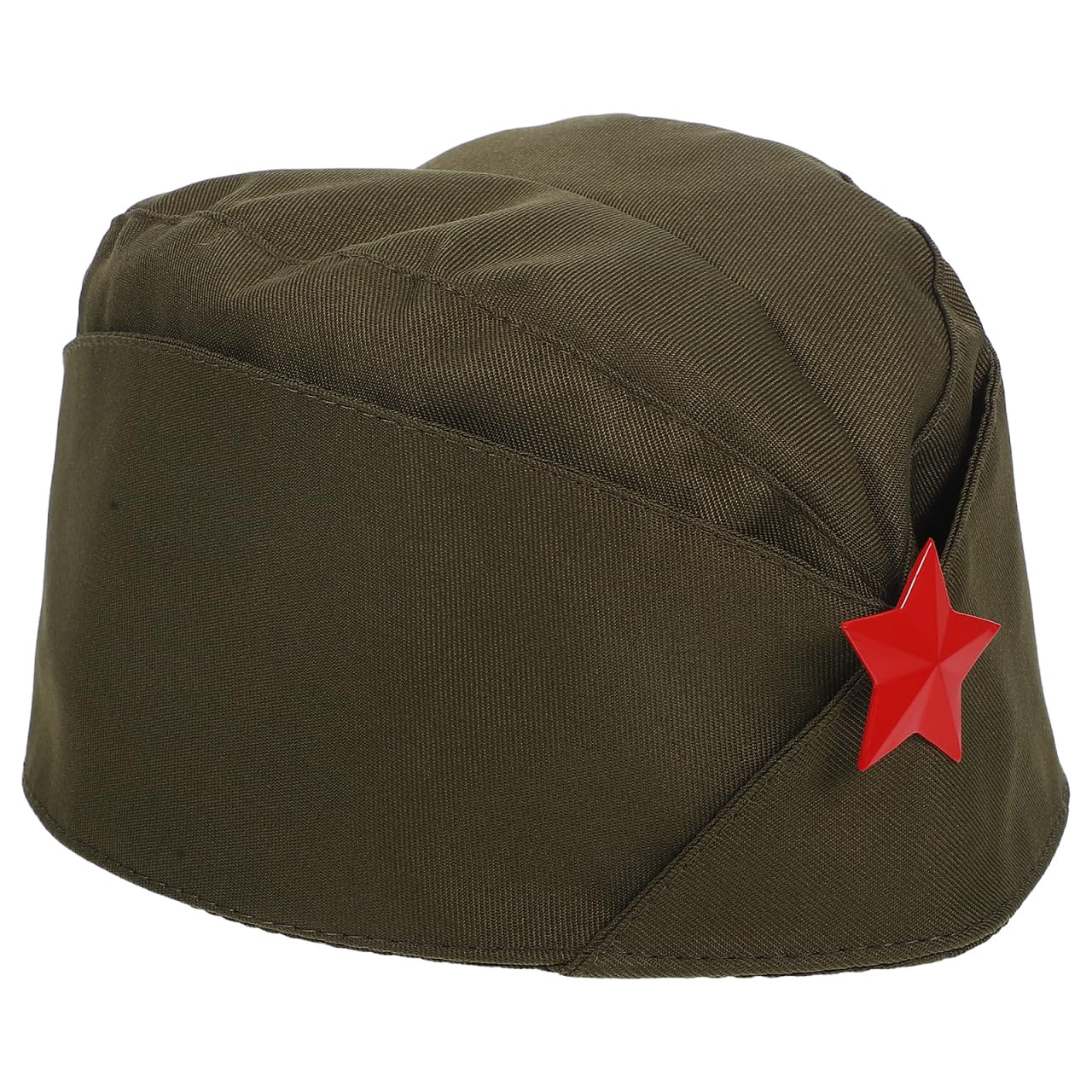 Russian Tricorne Sailor Hat with for Costume Parties and Performances - Olive Green