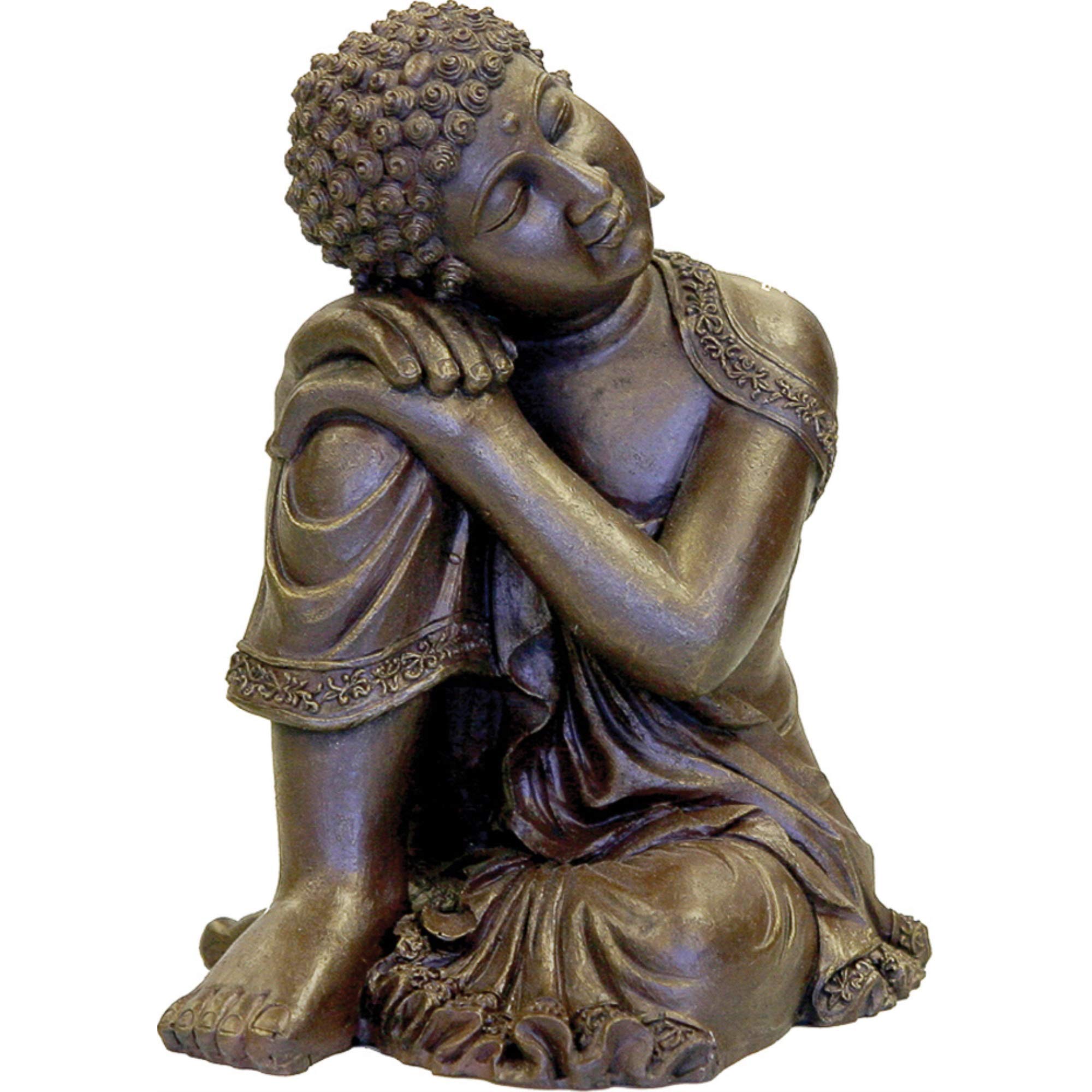 Blue Ribbon Rosewood Resting Budda Aquarium Ornament
