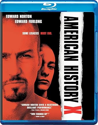 American History X Blu Ray Import Anglais Amazon De Edward Norton Edward Furlong Beverly D Angelo Jennifer Lien Ethan Suplee Fairuza Balk Avery Brooks Elliott Gould Stacy Keach William Russ Tony Kaye Dvd Blu Ray