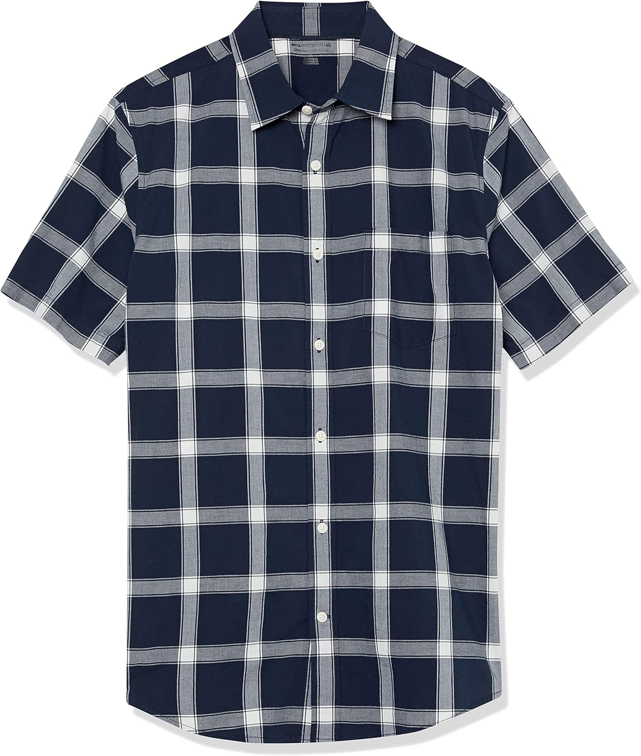 Amazon Essentials Men's Slim-Fit Short-Sleeve Poplin Shirt - Image 6