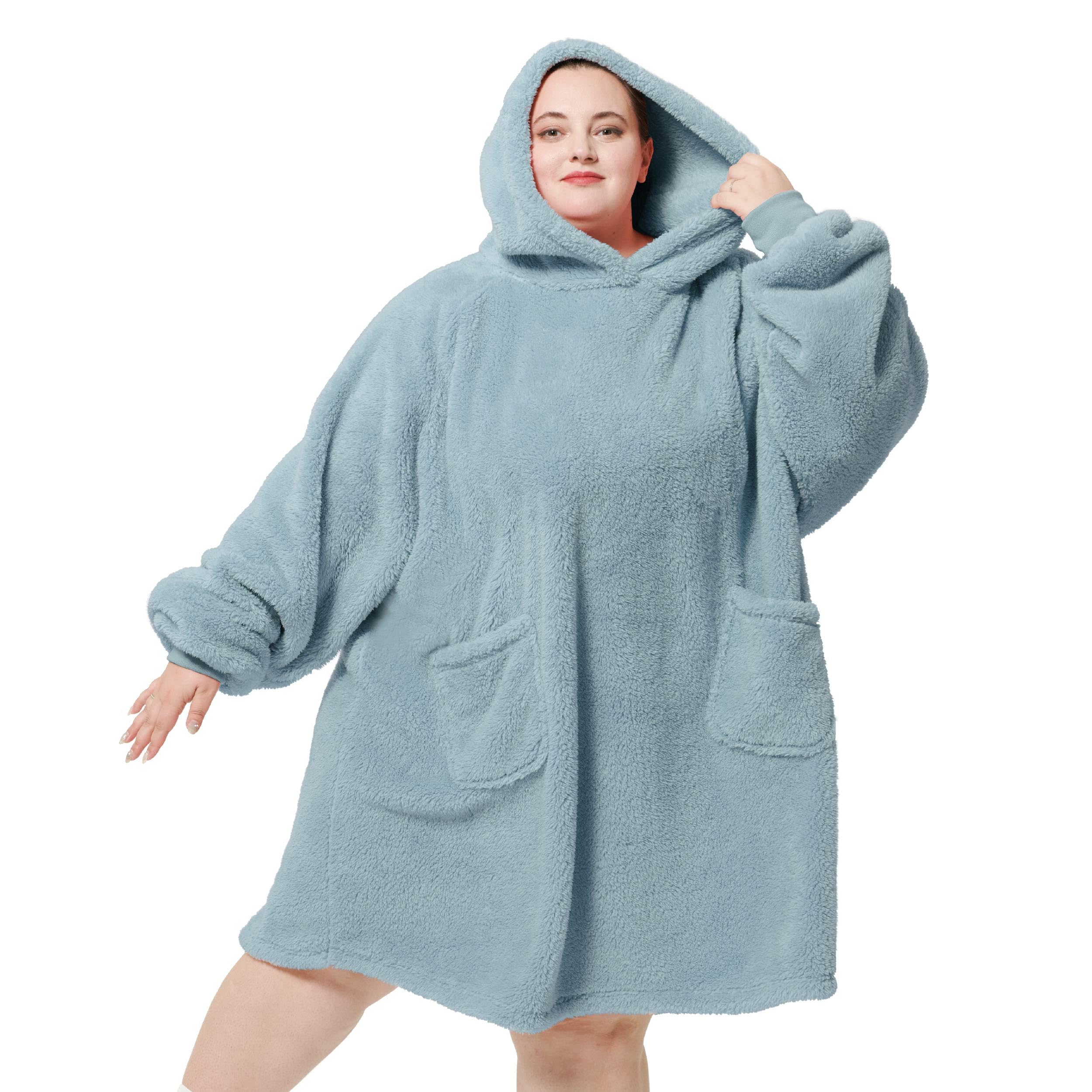 Bedsure Unisex Adult Short Velvet Wearable Blanket wearable-blankets (pack of 1)