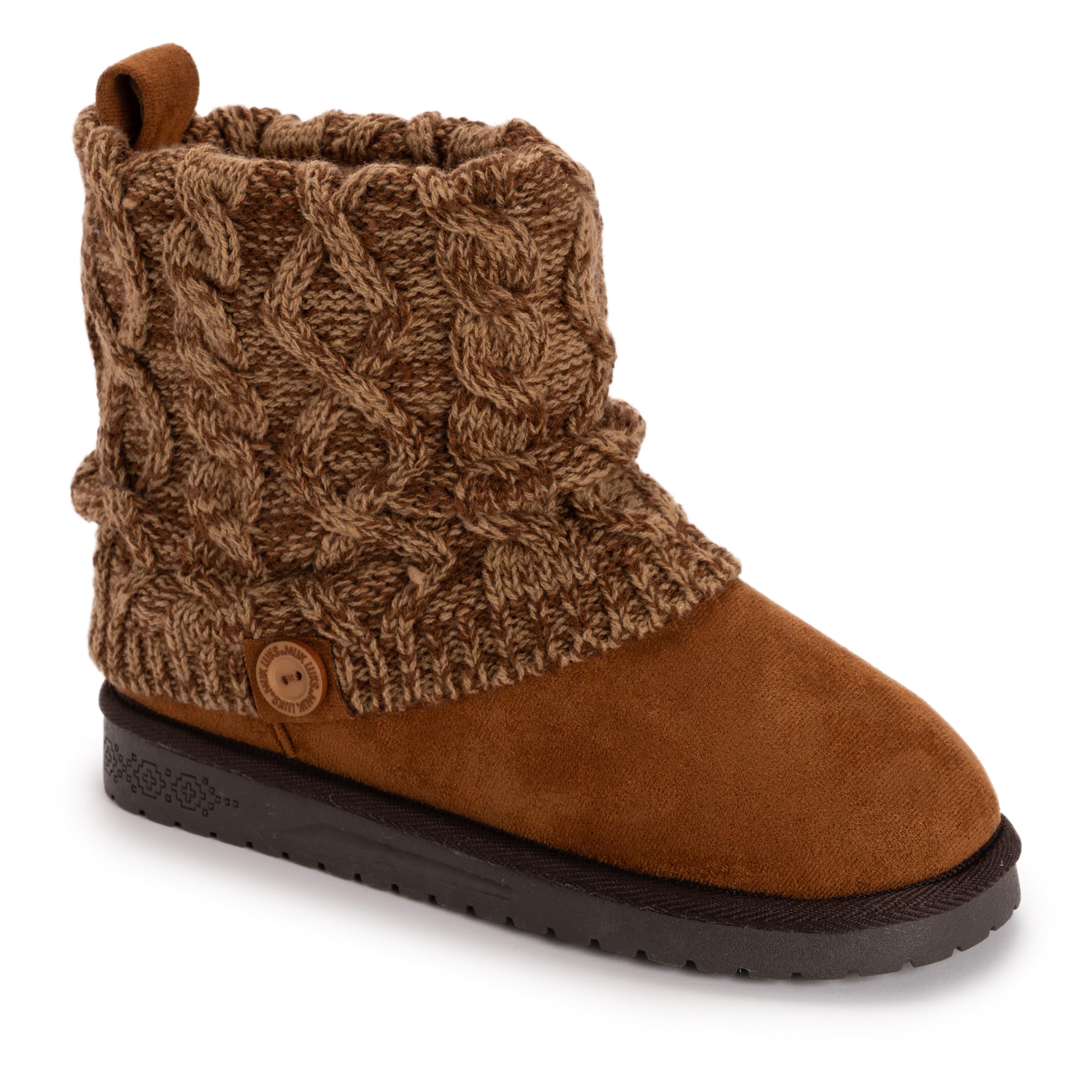 MUK LUKS Womens Laurel Boot Brown 10