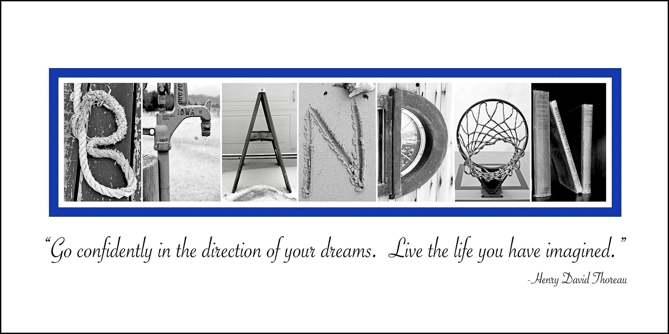 Personalized graduation gift - Graduation Gift - Creative Letter Art - Alphabet photography - Custom Child's name sign