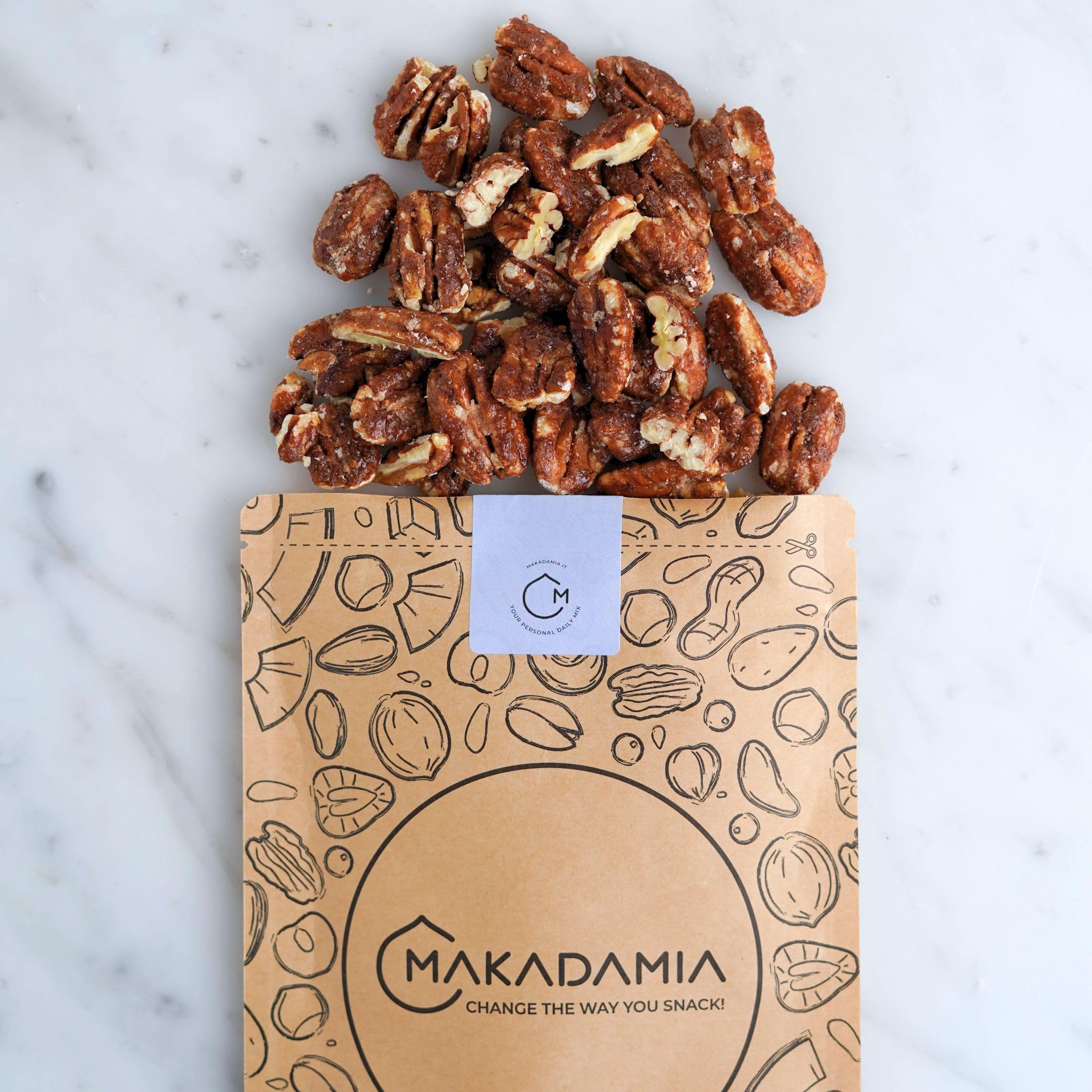 Makadamia - Noci Pecan Pralinate al Miele 400g
