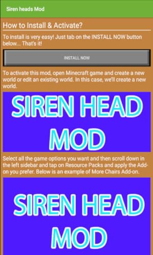 Siren Head Mod for Minecraft Pro