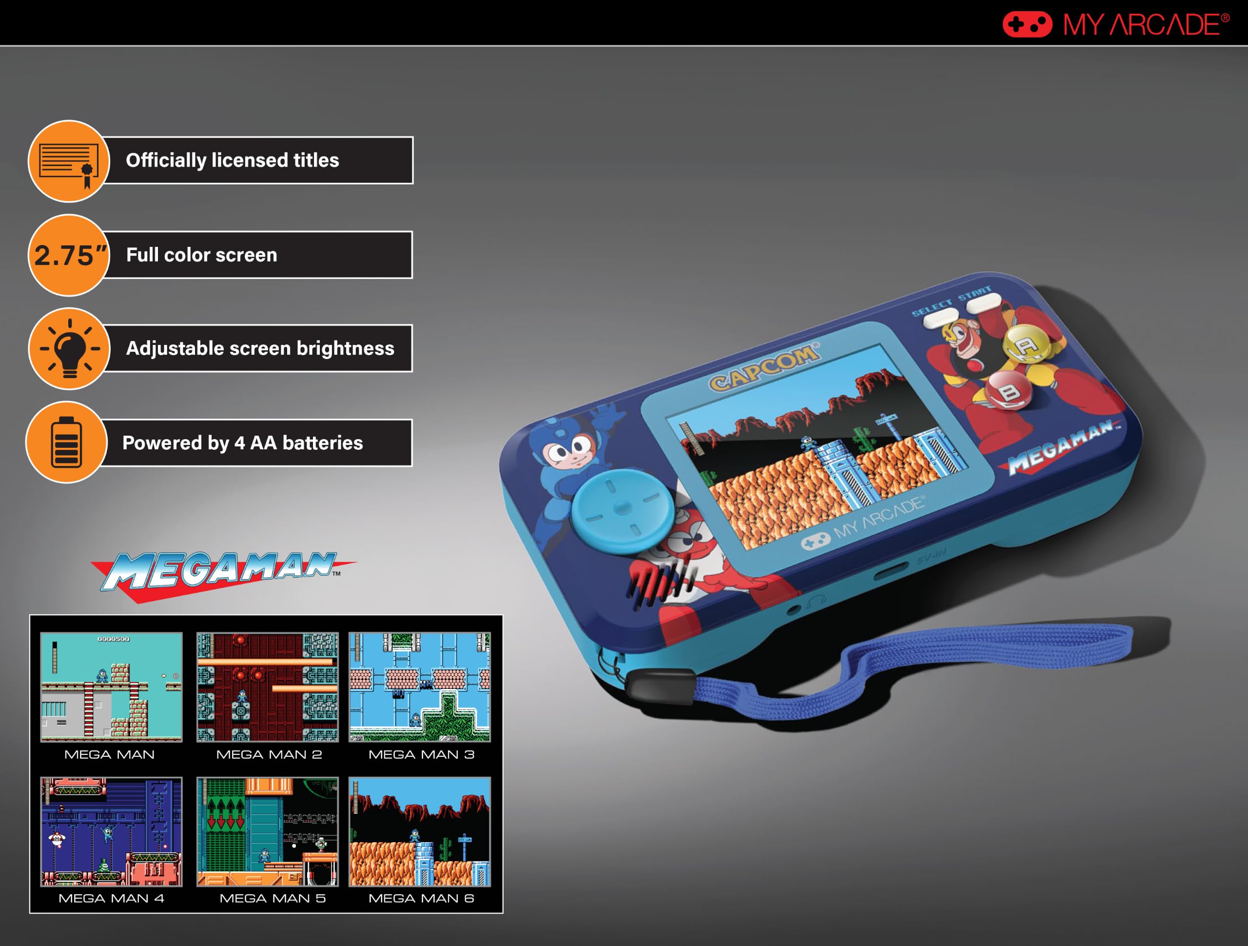 Amazon.co.jp: My Arcade (マイアーケード) ロックマン Pocket Player