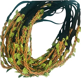 20pcs Coronas de Flores a Granel DIY Rattan Flower Crown Making Kit Hermosa Corona de Hojas elásticas para niñas Mujeres Picnic al Aire Libre, Viajes