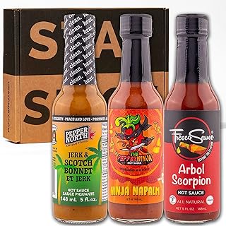 Season 25 Heat Pack Hot Sauce, Made With Natural Ingredient, Perfect For Superfans & Mini Wing Sauce Challenge, 5 fl oz Bottles (3-Pack)
