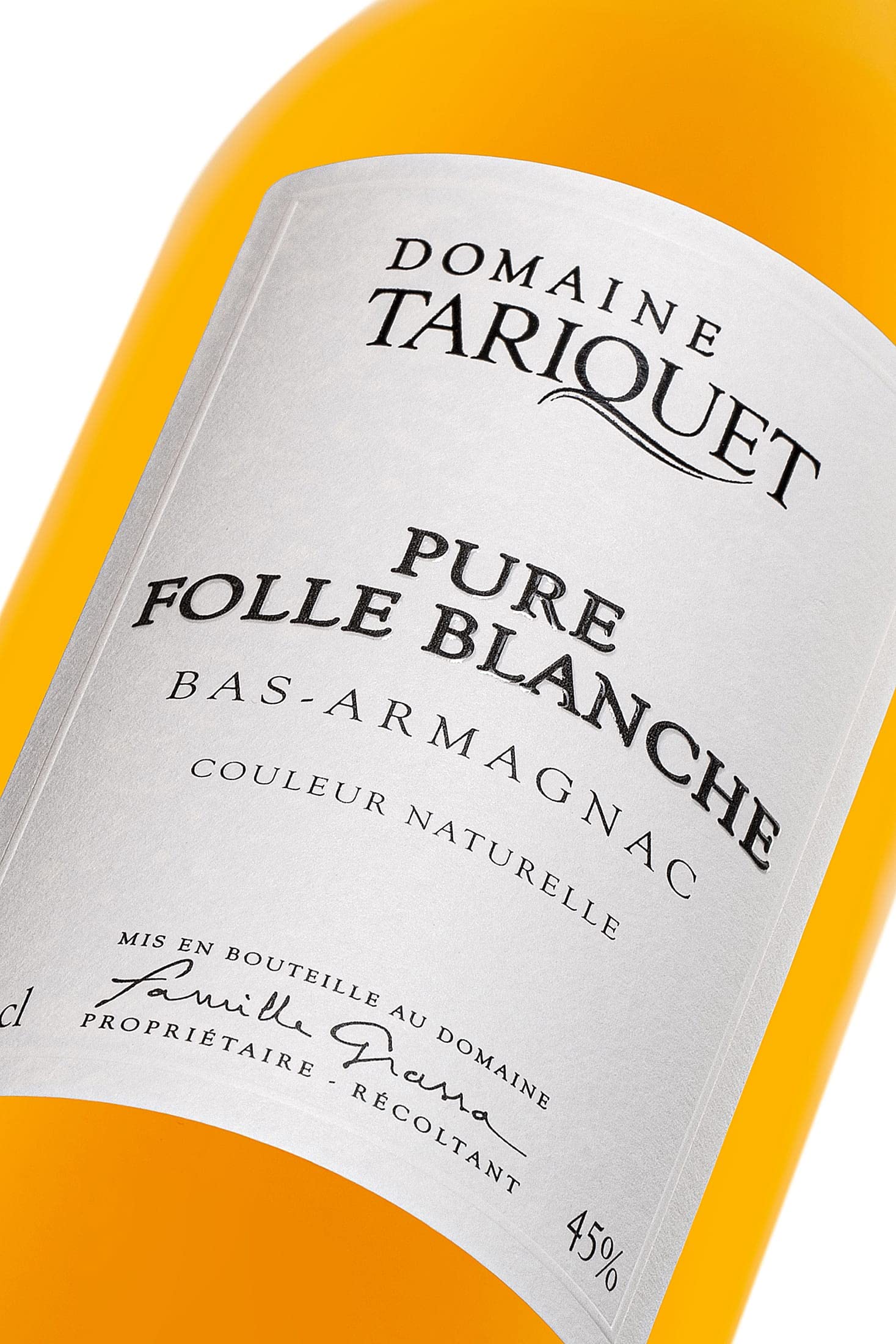 Pure Folle Blanche VS Château du Tariquet Bas-Armagnac AOC - Domaine Tariquet - Armagnac (weich) aus Frankreich/Gascogne