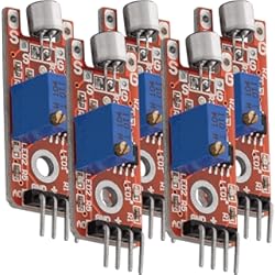 Arduino Control De Temperatura Y Humedad AZDelivery 5 x KY-038 Micrófono Detección de Sonido de Alta Sensibilidad Módulo Pequeño Compatible con Arduino con E-Book Incluido!