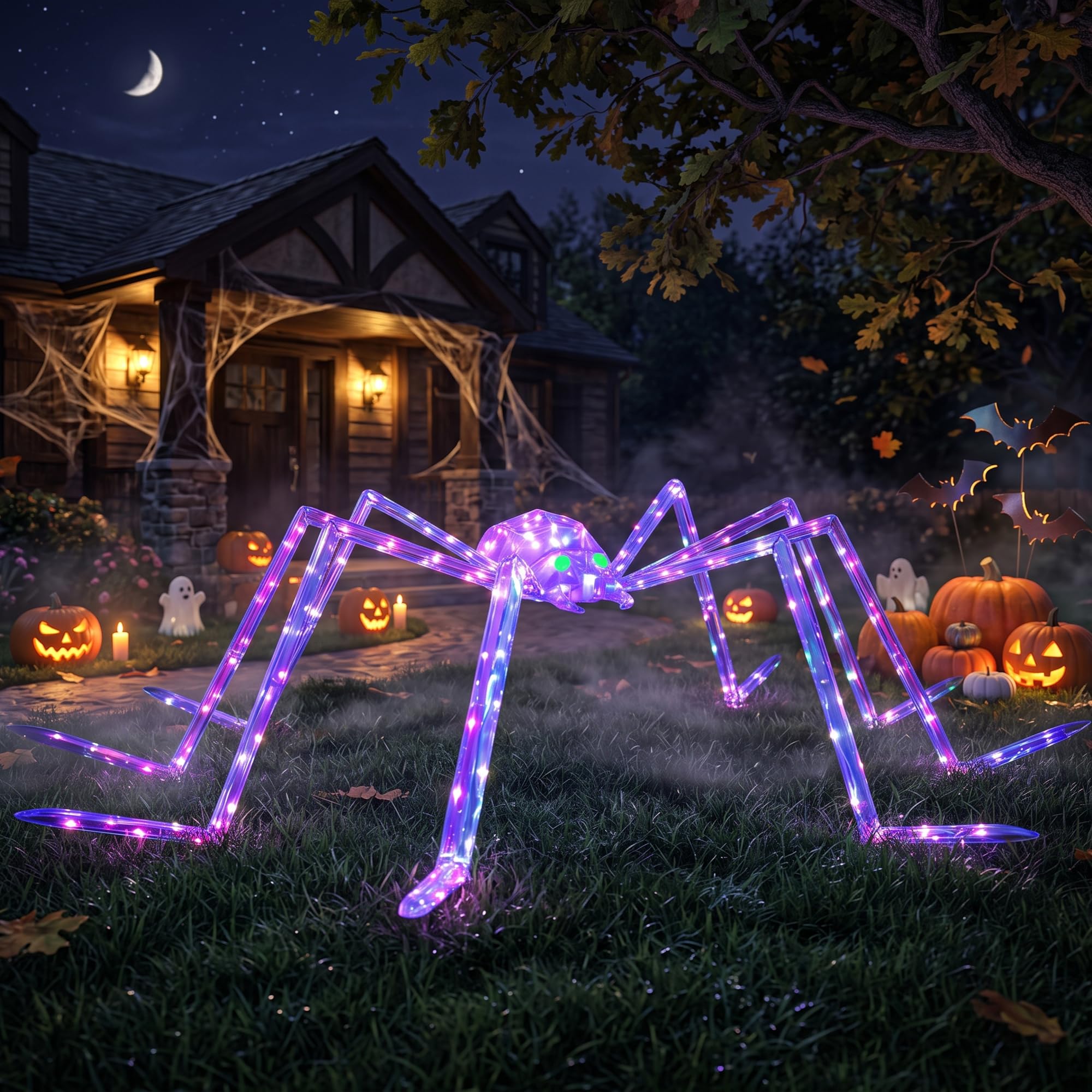 Photo 1 of BCLGSHINE 7FT Giant Halloween Spider Decoration