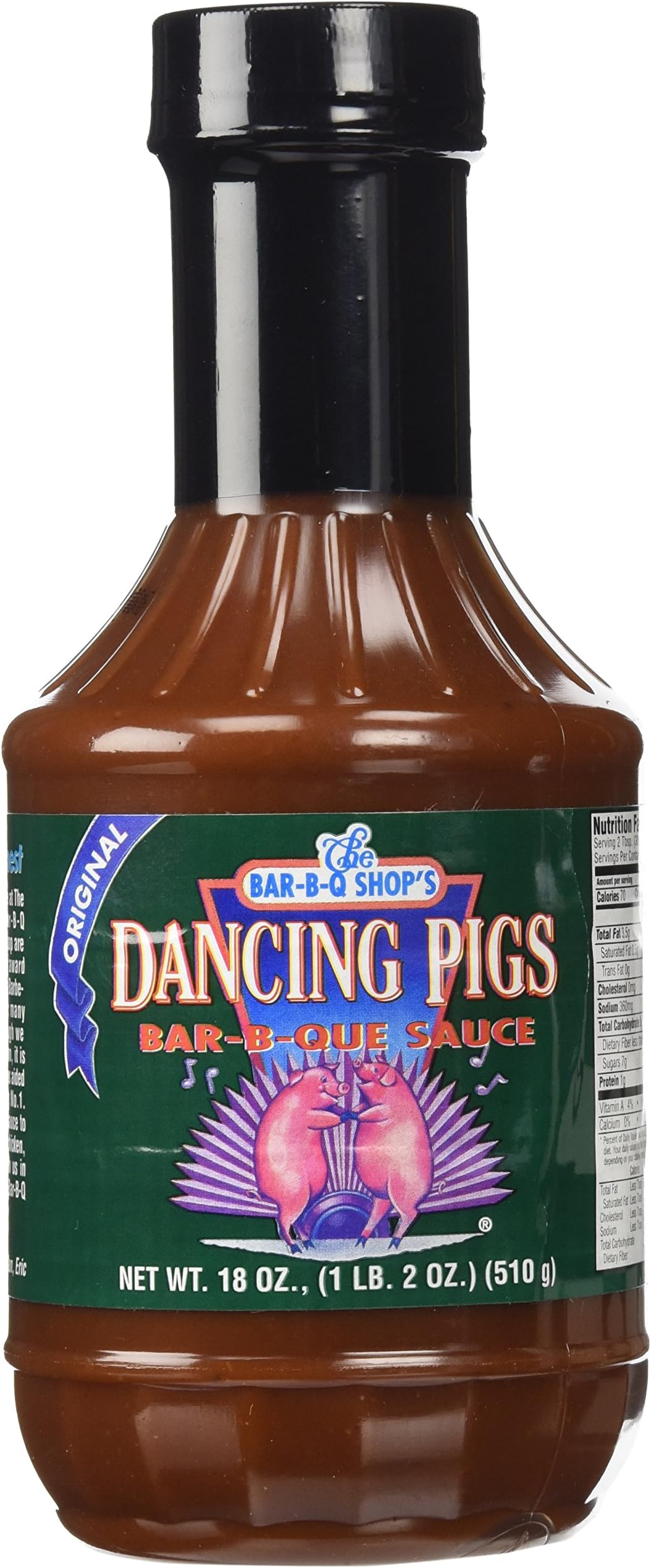 The Bar-b-q Shop's Dancing Pigs Bar-b-que Sauce (Bbq) 18 Ounce (Original)