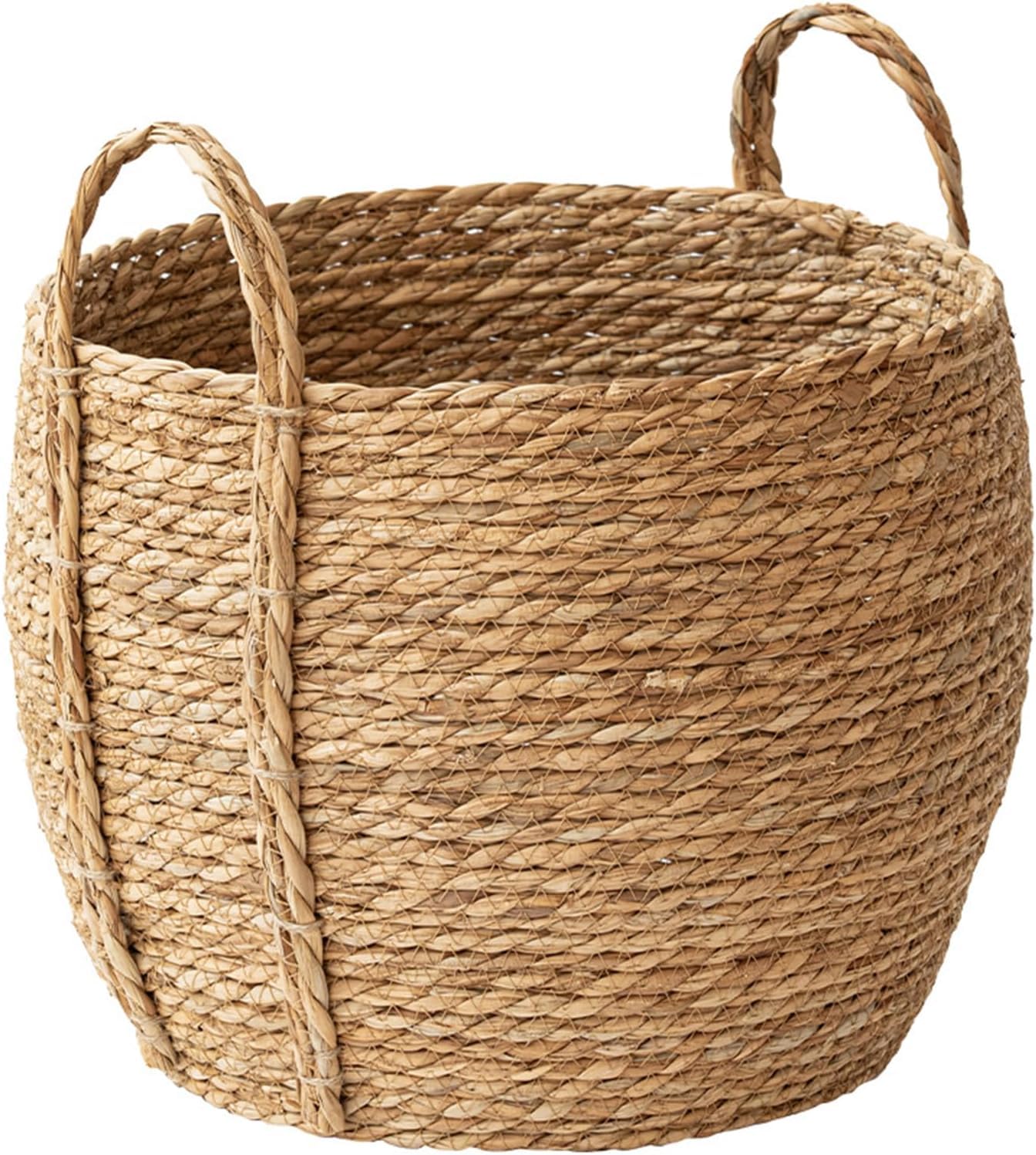 LSFYYDS Flower Plant Pots Indoor, Straw Basket Indoor Woven Pots for Decoration, Household (Large)