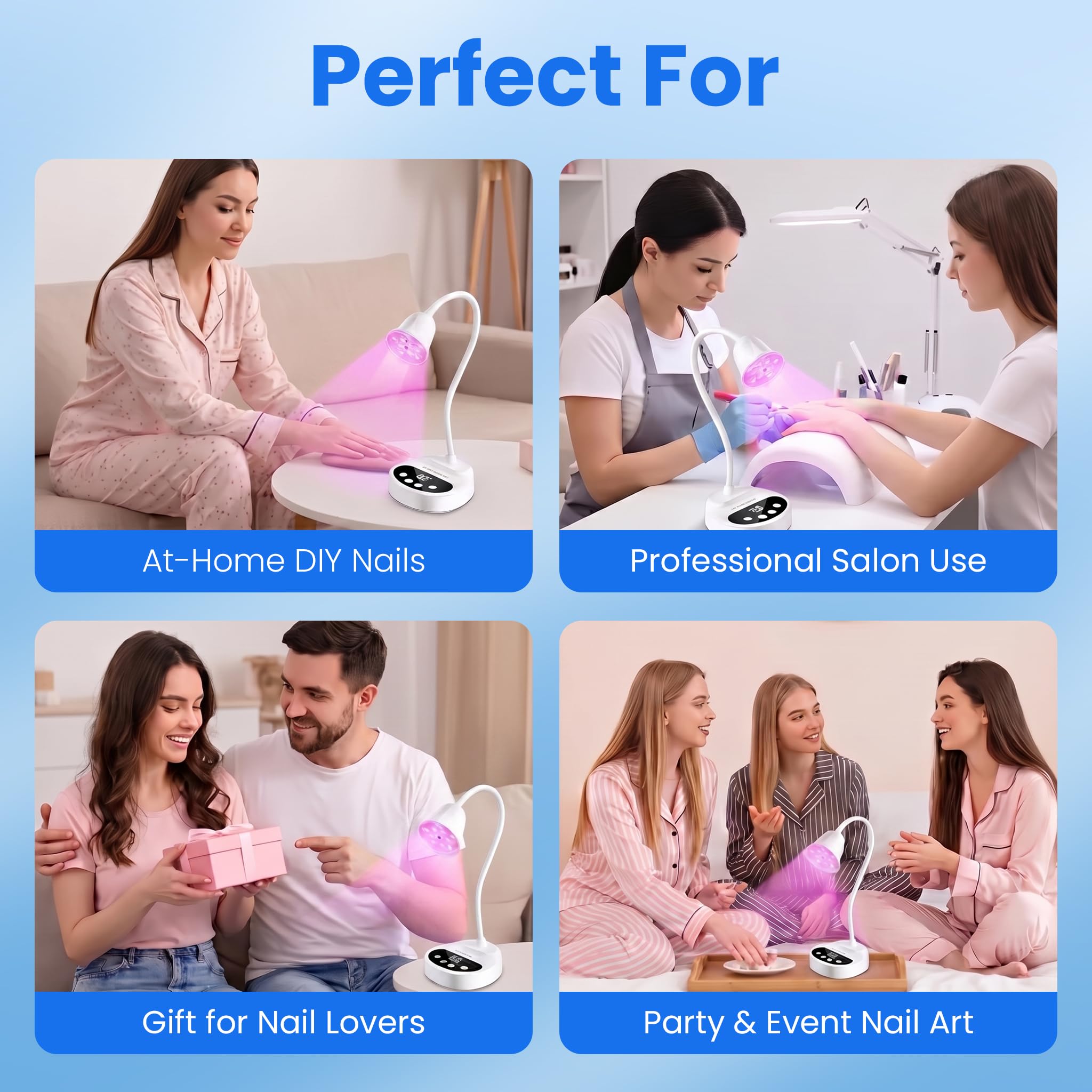 Makartt UV Nail Lamp - Fast Curing for Gel-X & Press-Ons -2 Makartt UV Nail Lamp - Fast Curing for Gel-X & Press-Ons -2