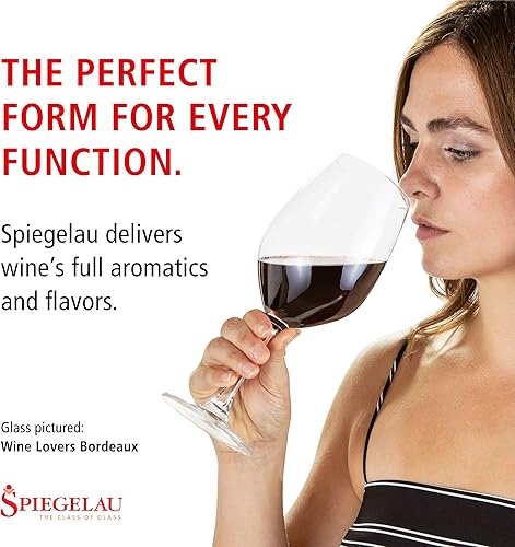 Miniatura 5 de Spiegelau Wine Lovers - Juego de 4 copas de vino blanco, cristal sin plomo fabricado en Europa, tallo clásico, aptas para lavavajillas, juego de