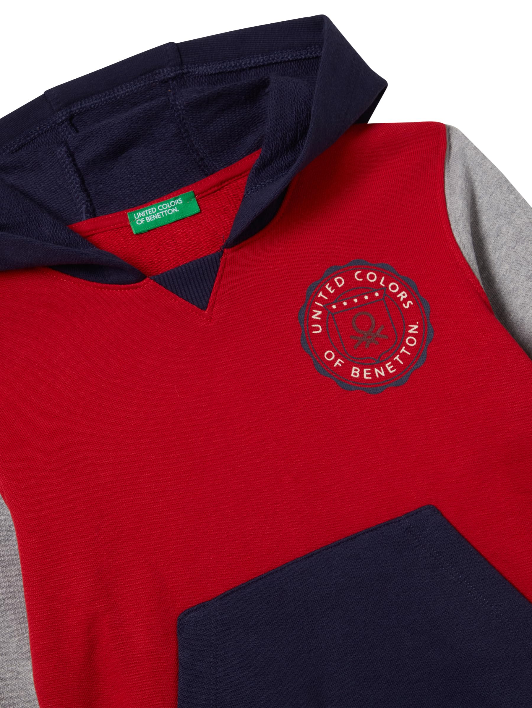 United Colors of Benetton Maglia C/CAPP. M/L 3j68g2014 Sweatshirt à Capuche Mixte (Lot de 1)