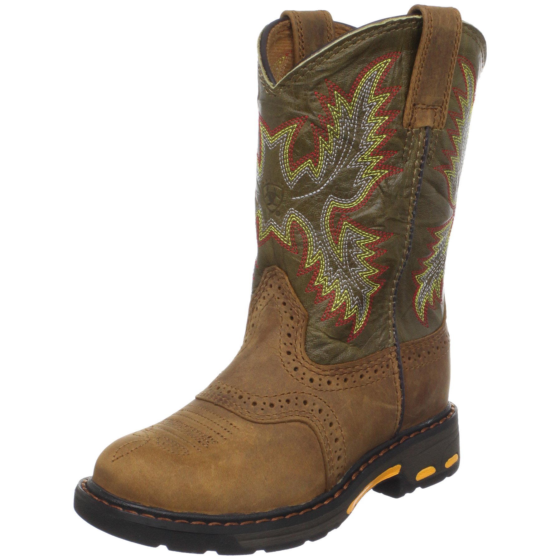 ARIATKids' Yth Workhog Pullon Aged Bark/Army Green