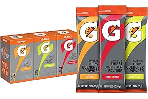 Gaterade Thirst Quencher Powder Sticks, 3 Flavor Variety Pack