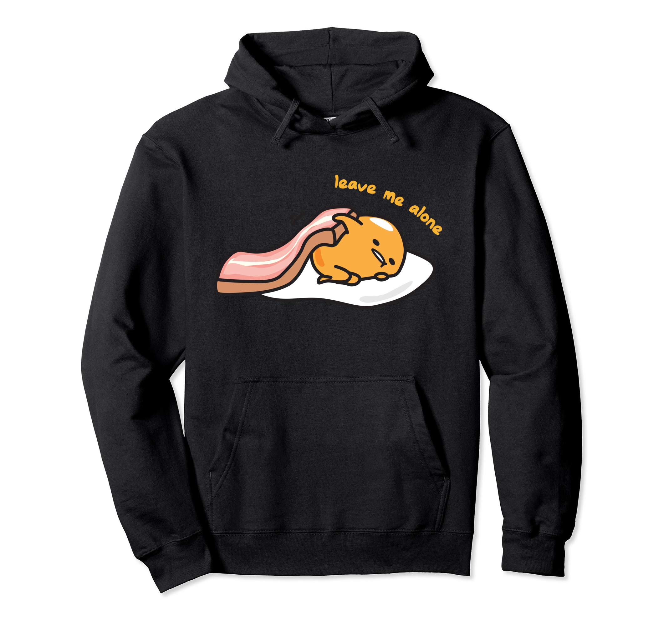 gudetama"Leave Me Alone" Bacon Blanket Hoodie Pullover Hoodie