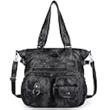 Angelkiss Purses and Handbag for Women Soft Leather Hobo Bags Satchel Shoulder Bags Ladies Tote Crossbody Bag
