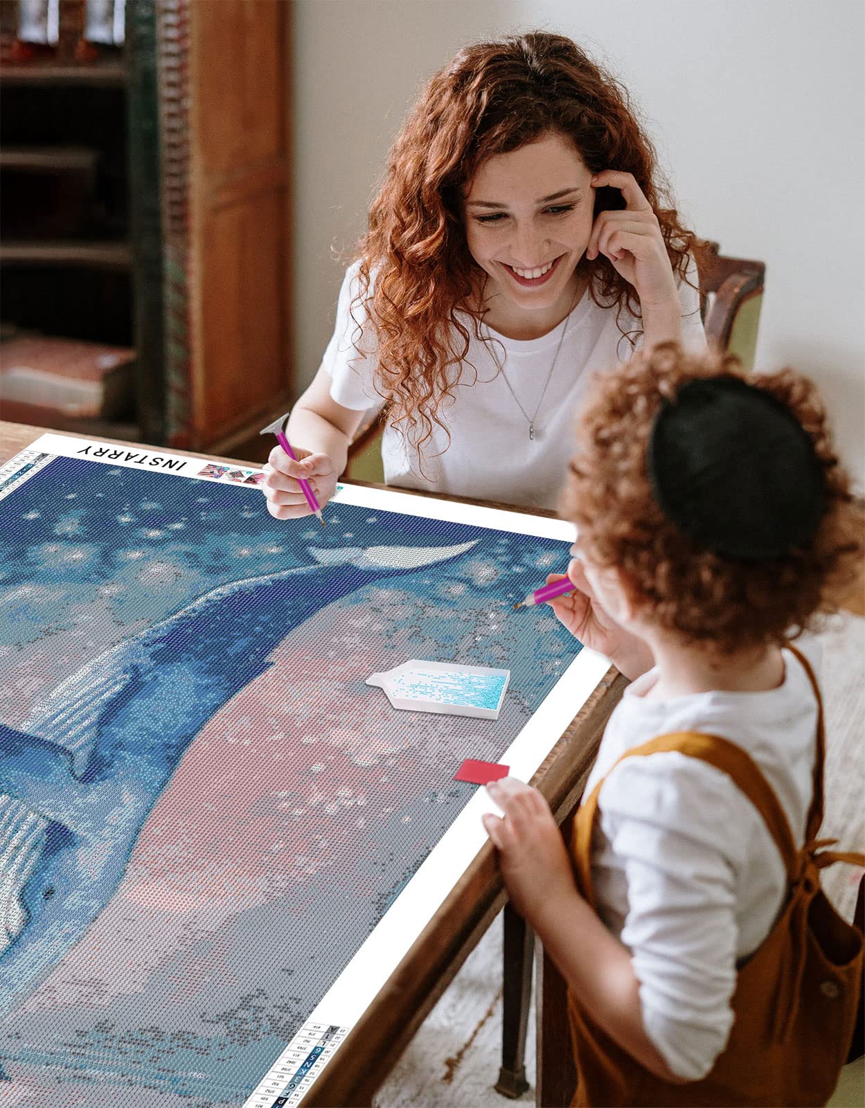 Instarry 5D Diamond Painting Balena Luminosa Pittura