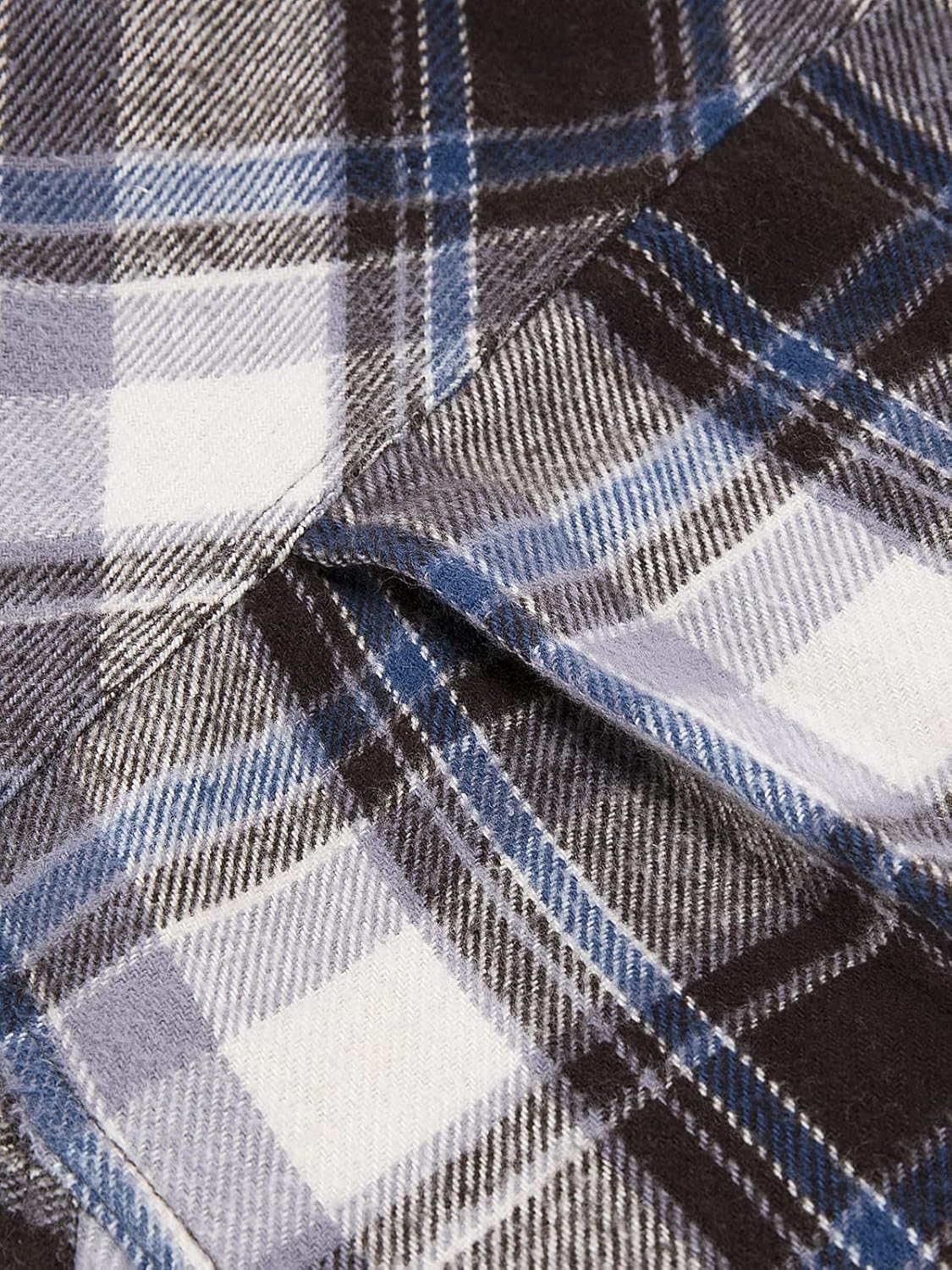 Men's Heavyweight Buffalo Plaid Flannel Shirt Casual Button Down Brushed Flannel Shirts,100% Cotton - Image 5