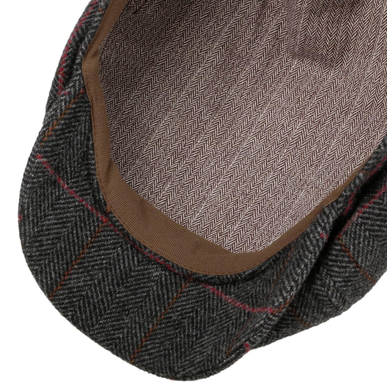 Stetson Hatteras Gallanger Gorra Newsboy Espiga Multicolor Hecho en UE Unisex Otono Invierno