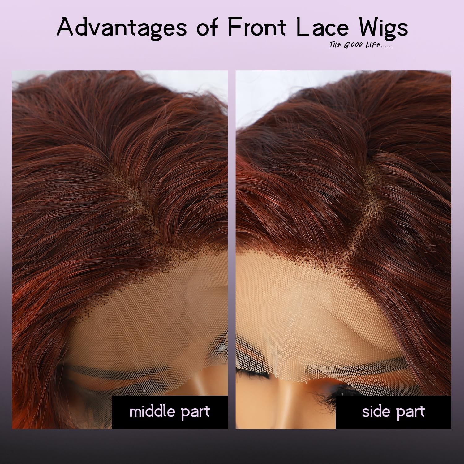 SOMIARIK Red Highlight Blonde Layered Curly Wigs - Image 4