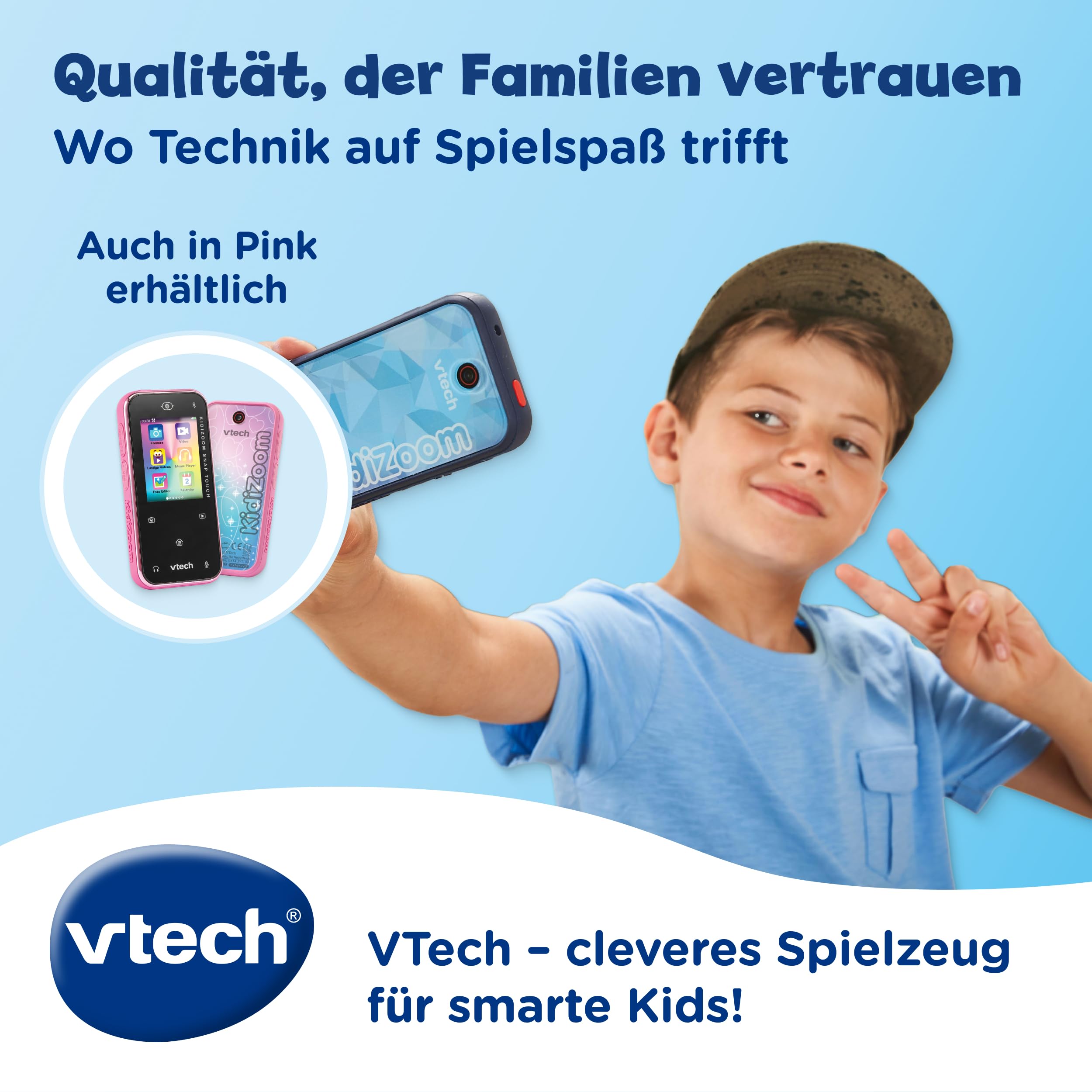 VTech KidiZoom Snap Touch Kinderkamera 5MP Dualkamera Touchscreen