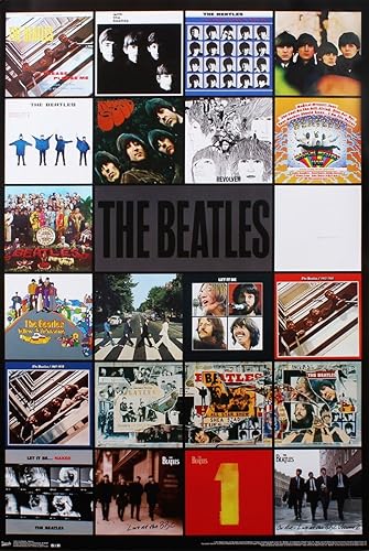 Trends International The Beatles Albums - Póster de pared (22.375 x 34 pulgadas)