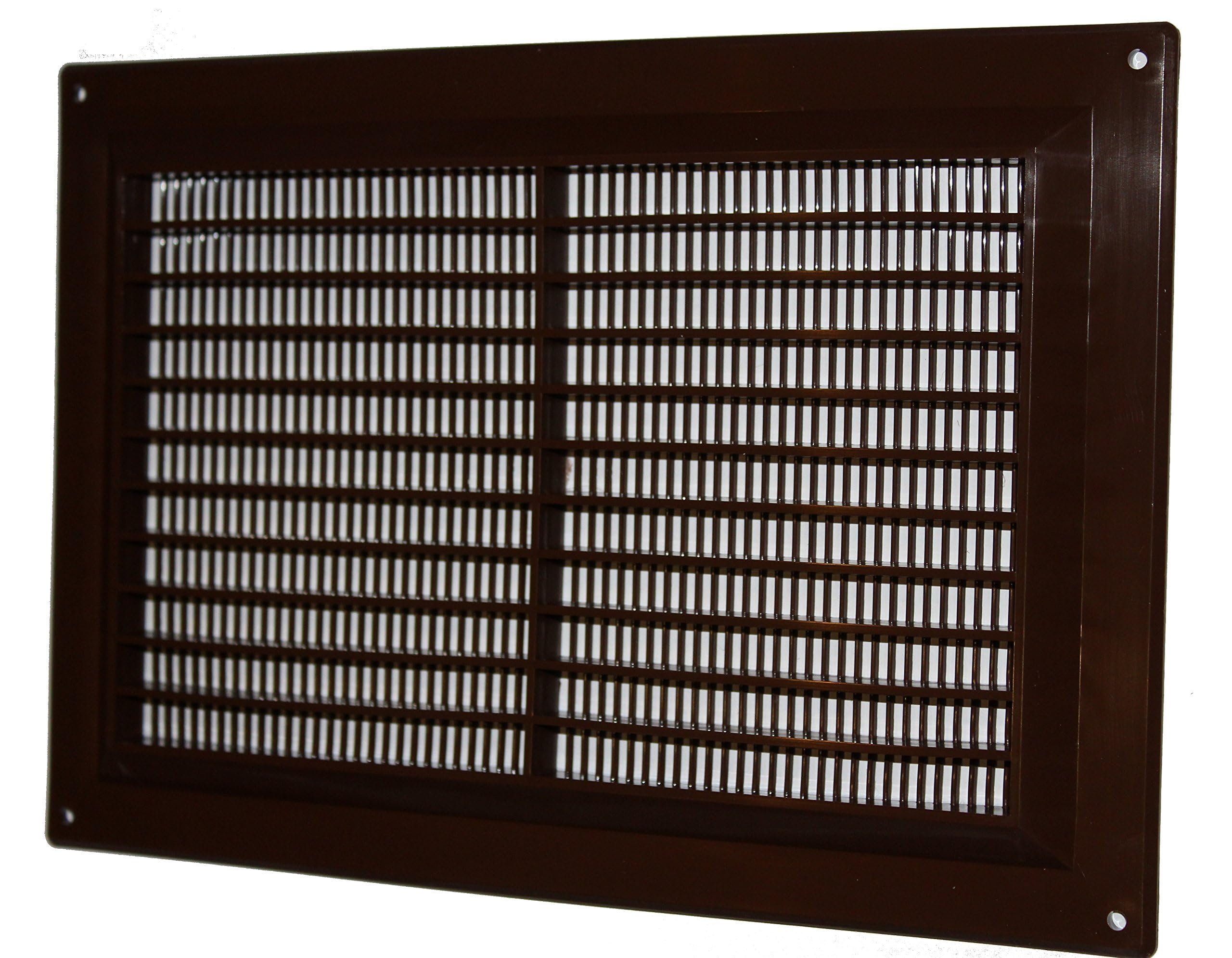 Homehobby Brown Air Ventilation Plastic Grill Cover 250Mm X 170Mm