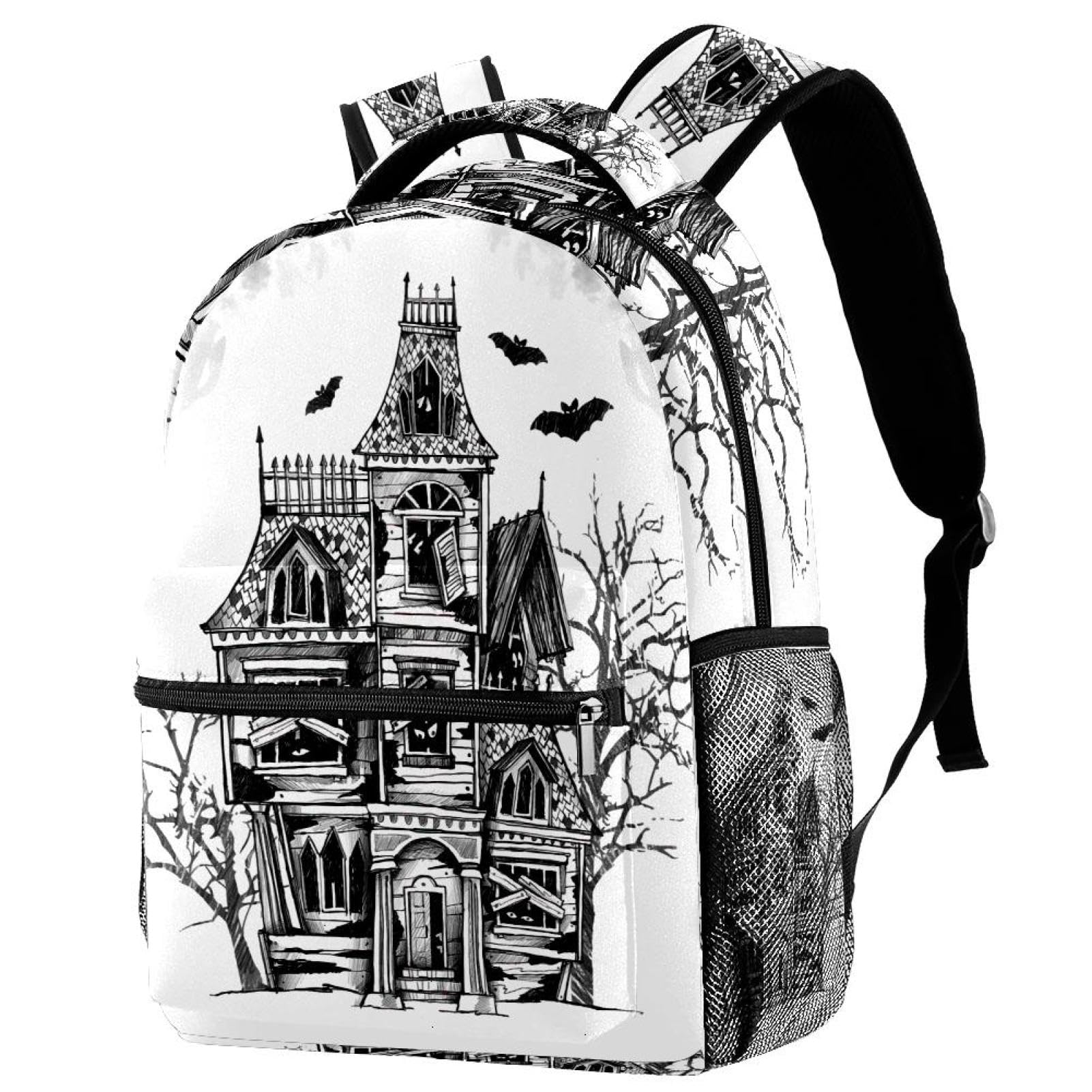 Sac à dos ordinateur portable imperméable Halloween école ado - 7