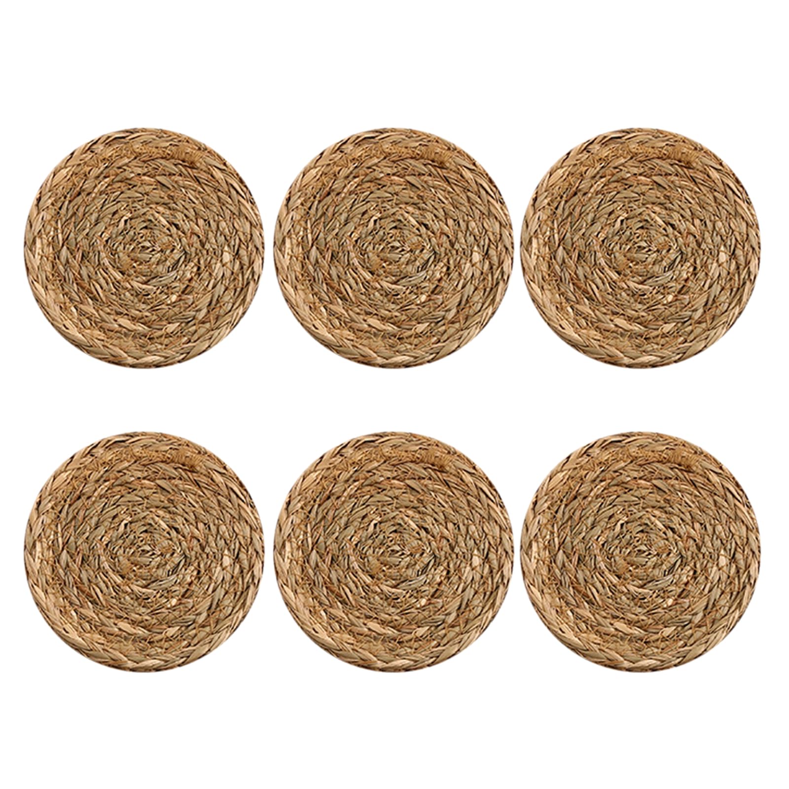 Yhplxyuus Of 6 Japanese Table Place Mats Decorative Placemat Wedding Party Table Decorations Weave Placemat Dining Mats