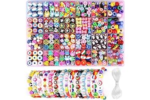Embark on a Cosmic Journey with 1000PCS Alien Clay Beads Bracelet Making Kit