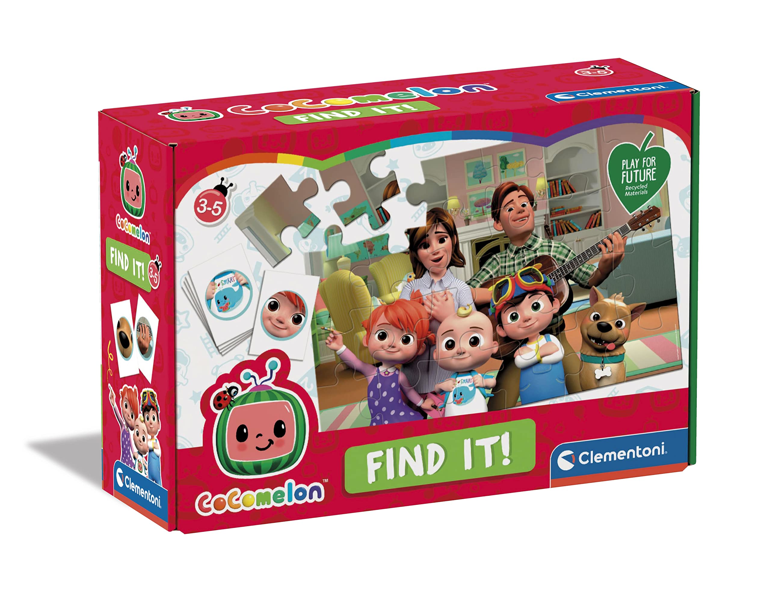 Clementoni 18106, Cocomelon Find it Educational Toy for Children, Ages 3 Plus