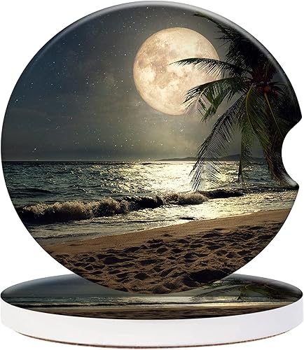 Miniatura 14 de Paquete de 2 posavasos universales de cerámica para automóvil Stay Positive Work Hard and Make It Happen citas inspiradoras, piedra de cerámica