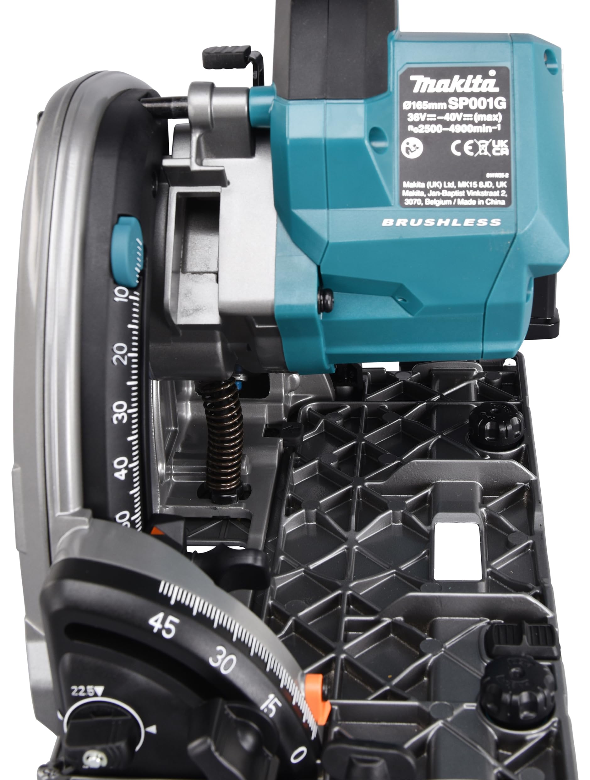 Scie plongeante 165 mm XGT 40V (Produit seul) avec puce bluetooth en makpac - MAKITA SP001GZ03