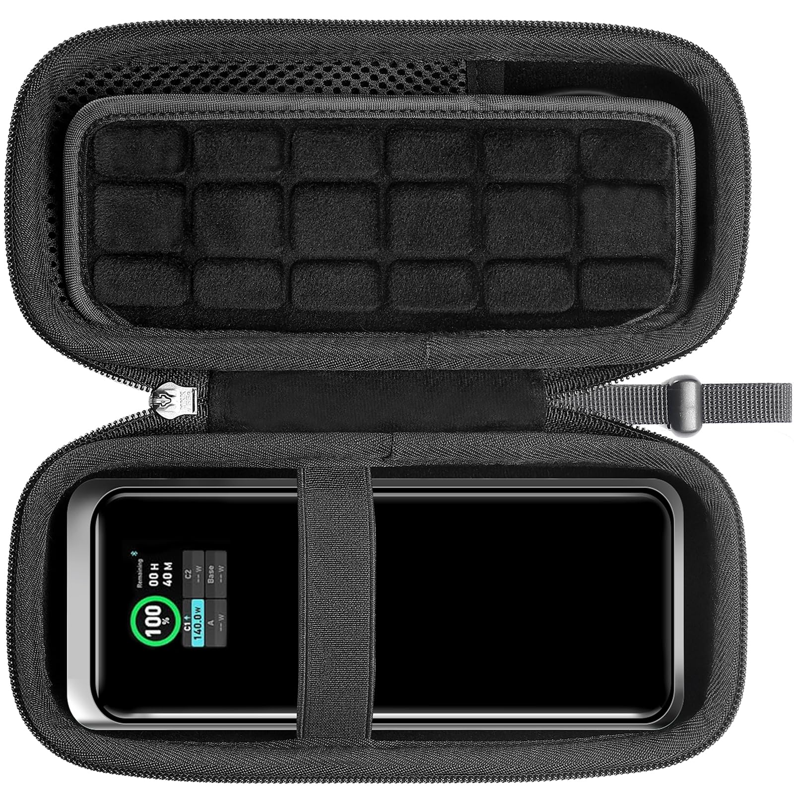 Hard Travel Storage Case Compatible with Anker Power Bank 27650mAh 250W. (case only) - Black