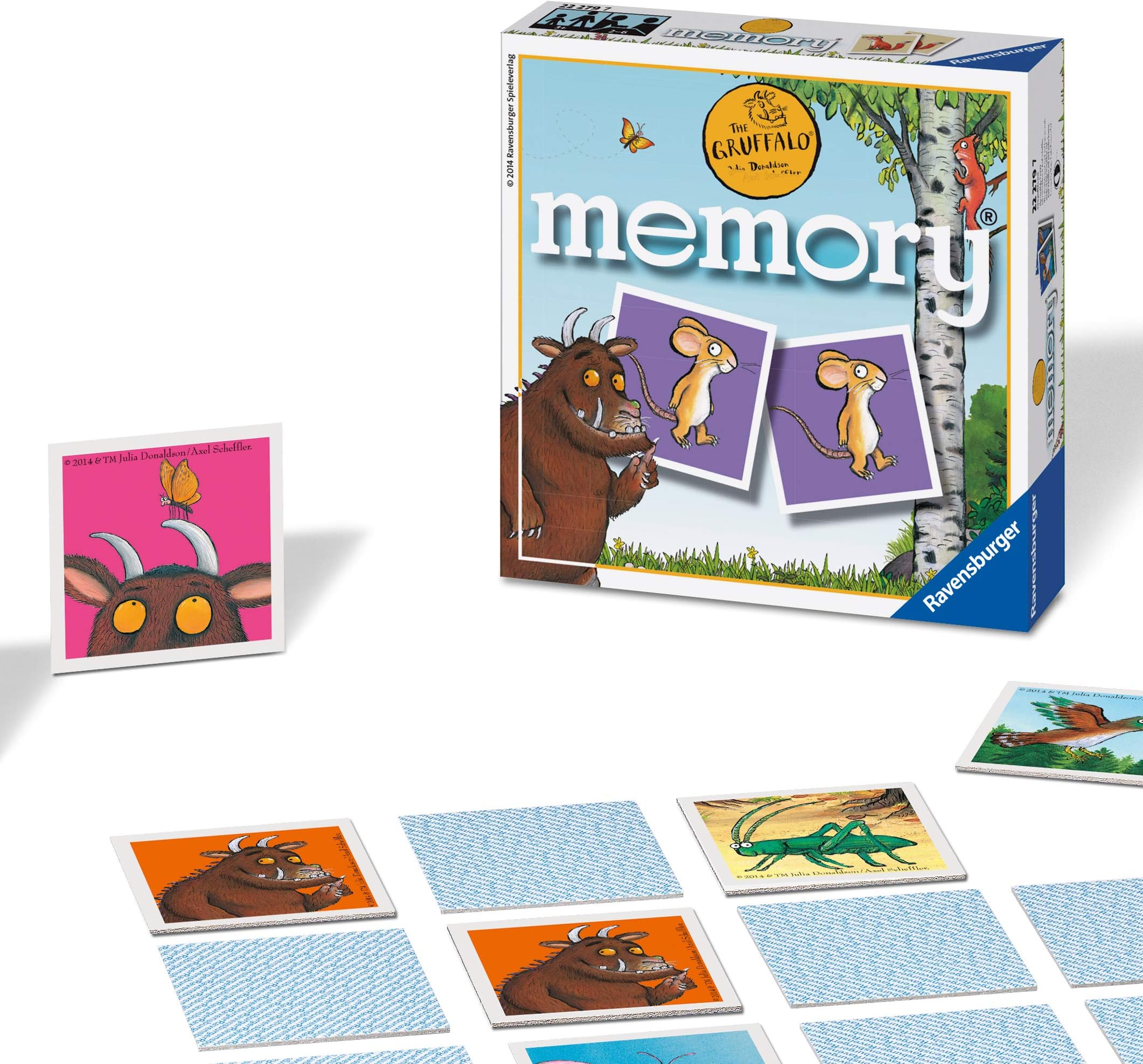 The Gruffalo Mini Memory Game - Matching Picture Snap Pairs Game for Kids Age 3 Years and Up