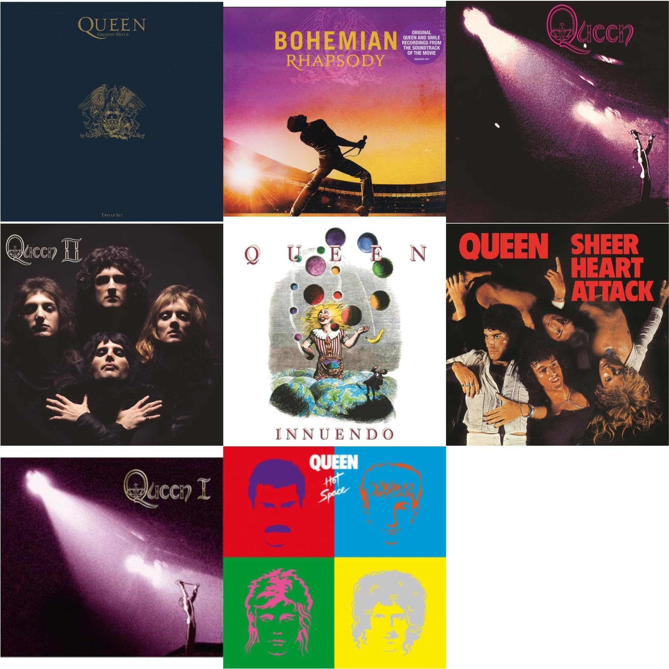 Greatest Hits 2 Dl Card Bohemian Rhapsody Queen & Queen Ii & Innuendo Sheer Heart Attack Half-Speed Queen I 2024 Mix Hot Space Ltd.