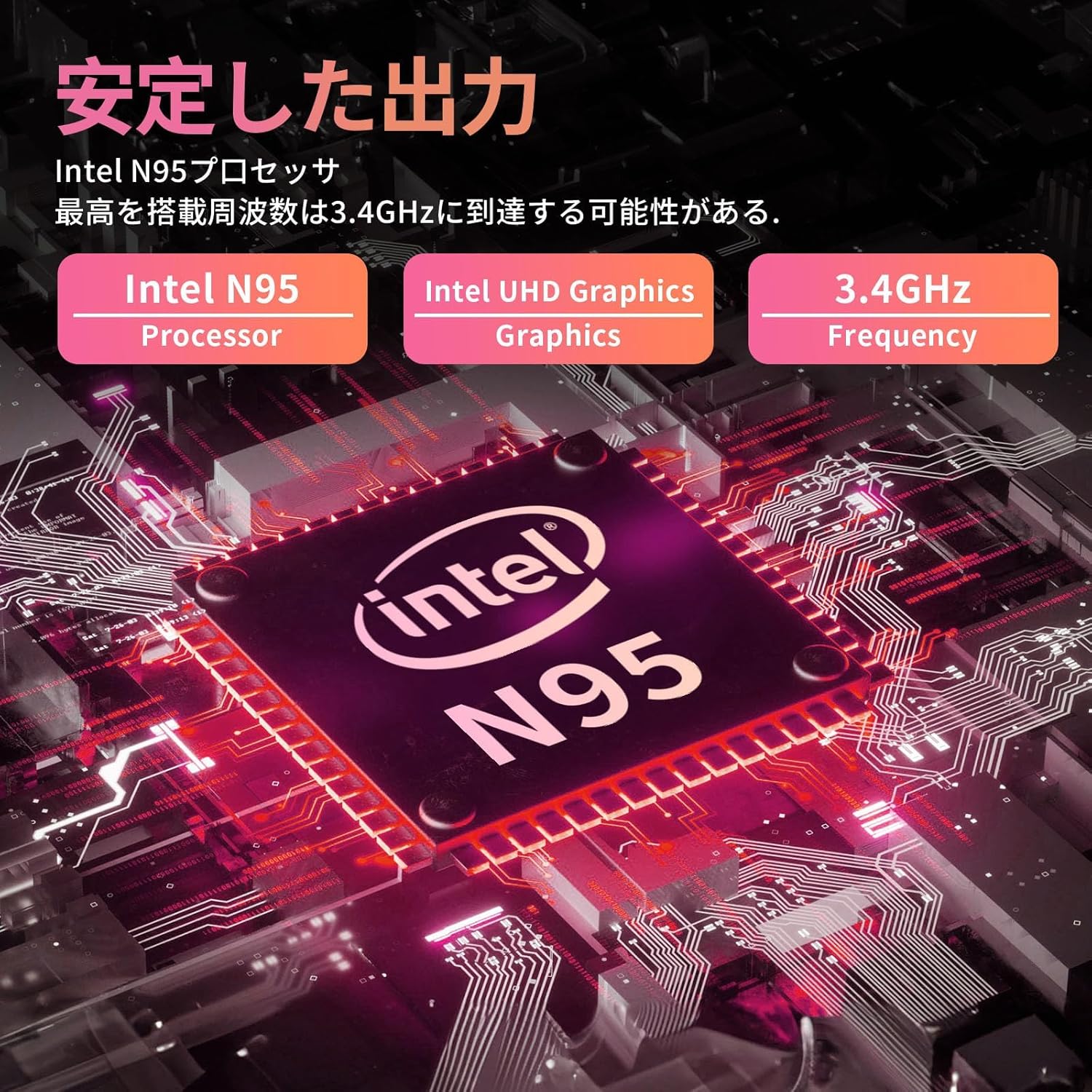 ノートパソコン 【Windows 11&Office 2019搭載】15.6インチ狭額縁大画面 FHD IPS 広視野角ノートPC第12世代 Celeron N95/200万画素カメラ/日本語キーボードフィルム付き/バックライト付き/設定初期化不要/16GBメモリ/無線LAN対応/大容量SSD/指紋認証 (Pink, 256G)