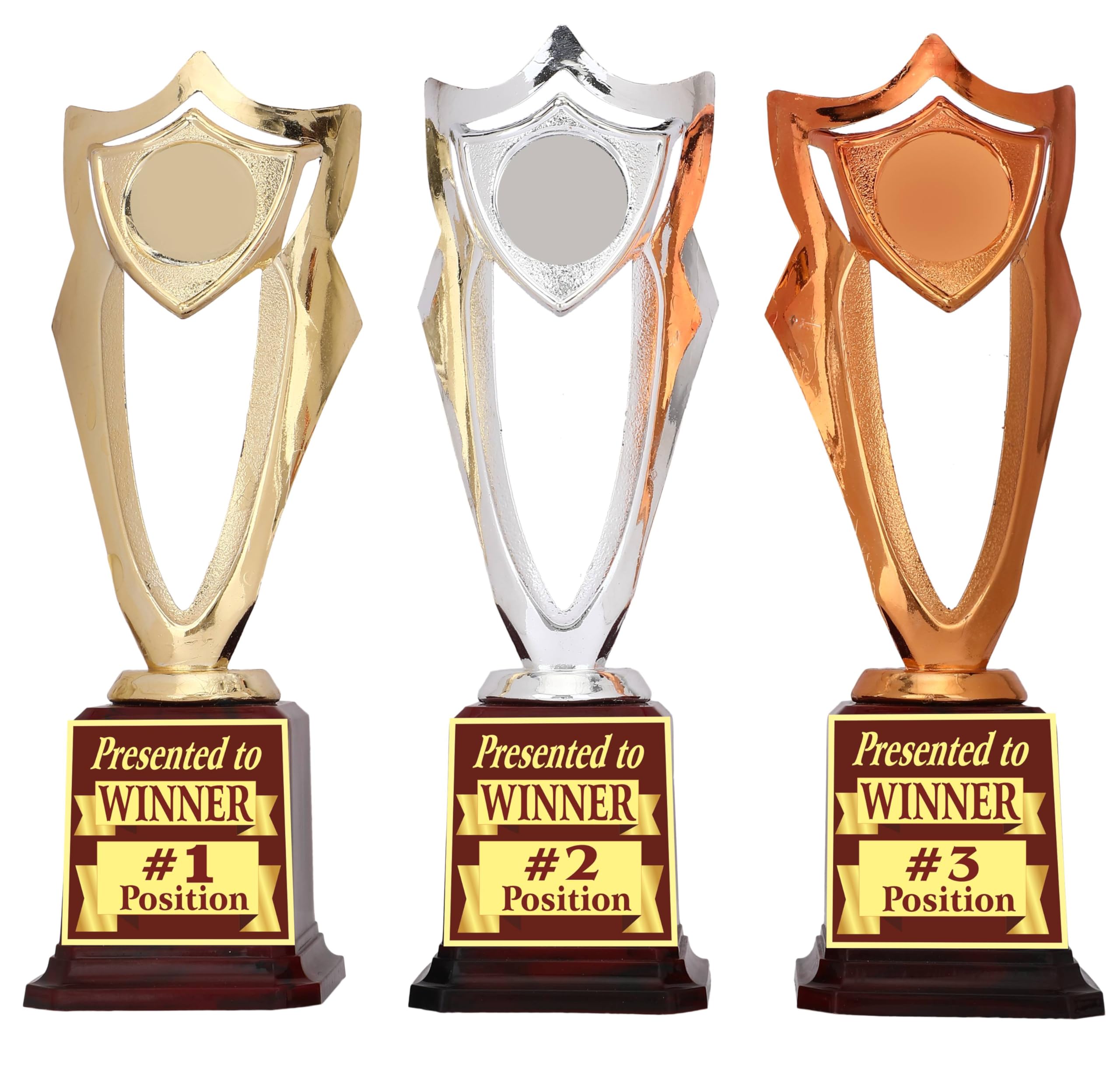 AARK INDIA 1st,2nd & 3rd Place Winner Trophy for Competition/Match/Sports/Event/School/College (Set of 3 Trophies) PC002206 (B0CLJK7VCT) Amazon Price History, Amazon Price Tracker