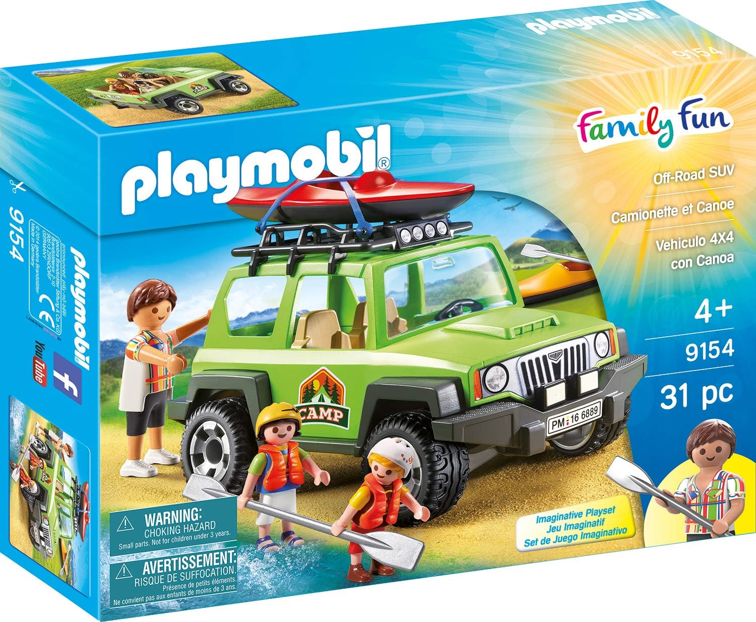 PLAYMOBIL 9154 Leisure Camp Off-Road Vehicle
