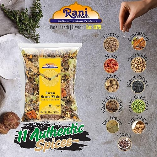 Vista 38 de Rani Garam Masala Mezcla de 11 especias indias de 3.5 onzas (3.53 oz) Caja de especias ~ Todo natural, sin sal Vegano Sin colores Apto