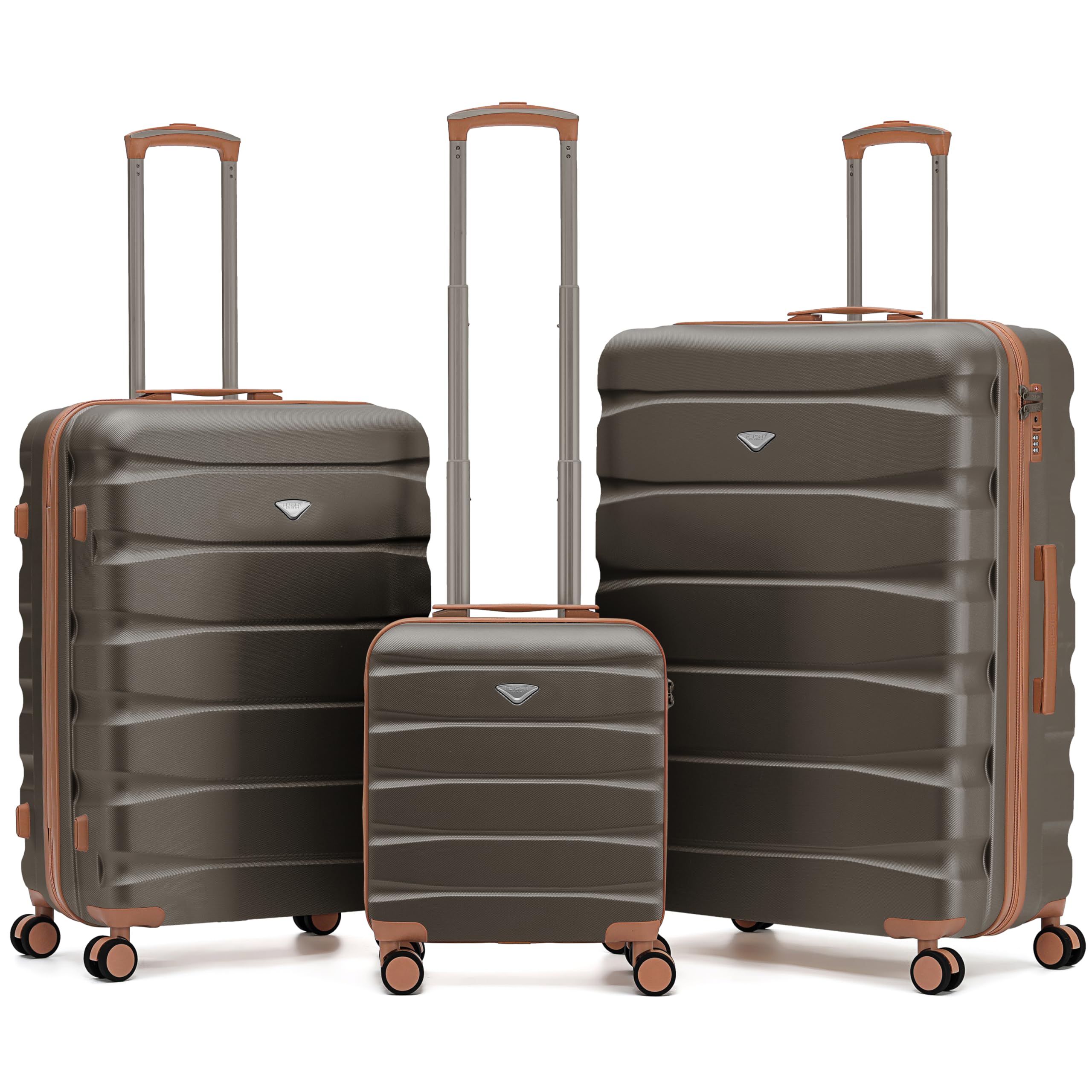 Flight Knight Underseat Cabin Suitcase 45x36x20cm | Free Hand Luggage for EasyJet & Wizz Air | Lightweight ABS Hard Shell with 8 Silent-Glide Spinner Wheels | Max Space Travel Bag — view 69
