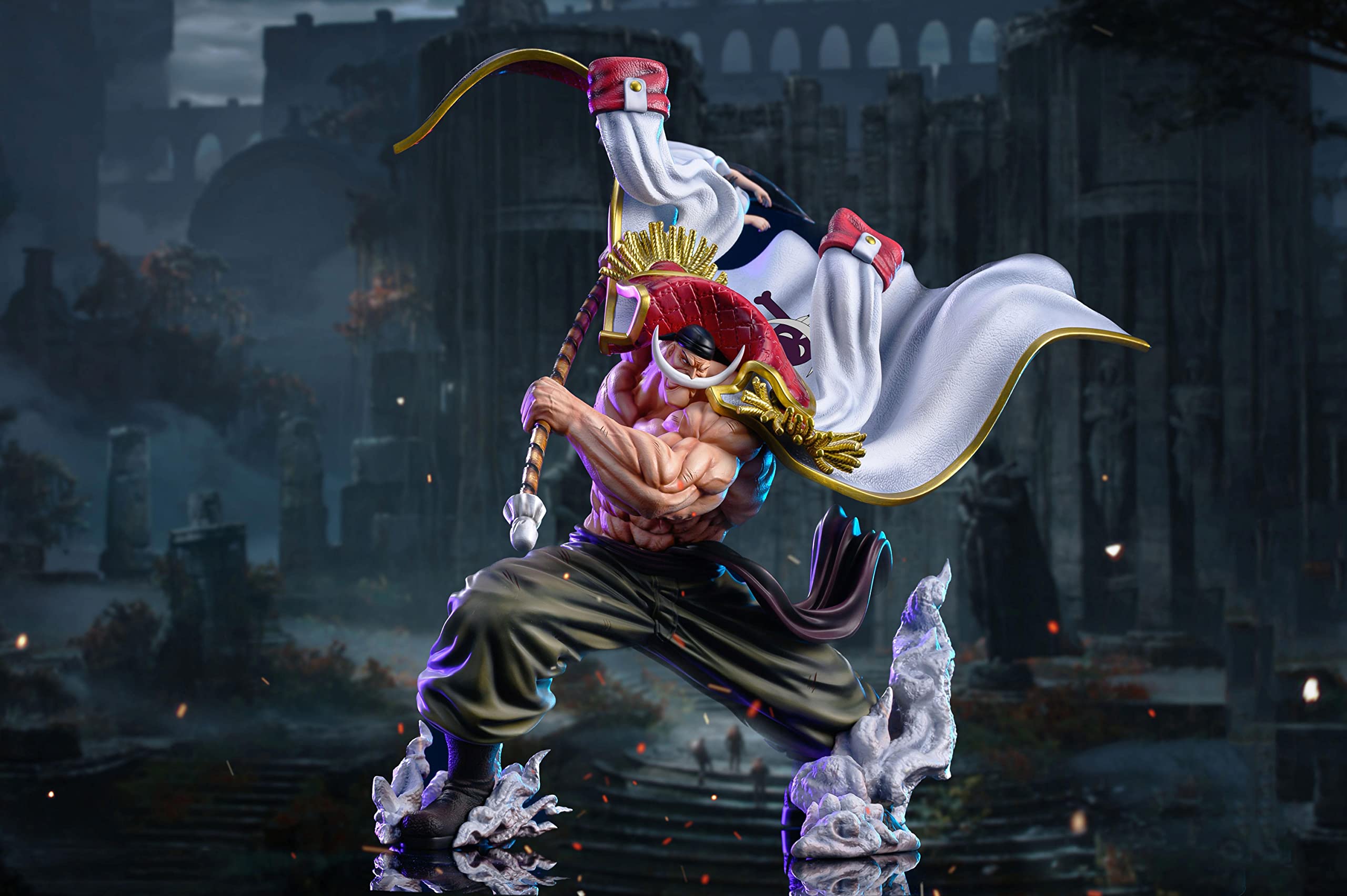 Amazon.co.jp: エドワード・ニユーゲート 白ひげ フィギュア 1/8  