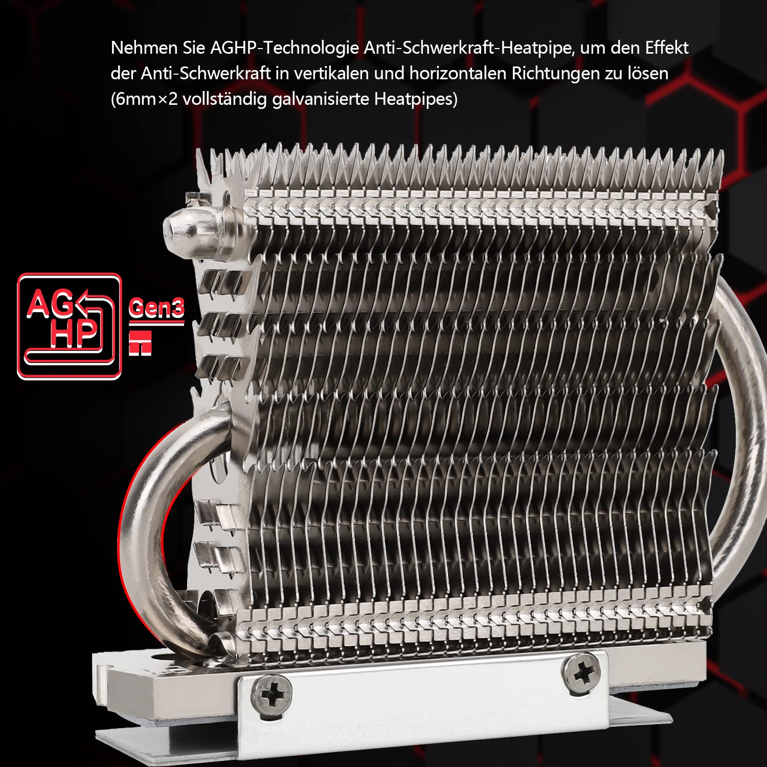 Thermalright HR-09 2280 PRO SSD radiator, dwustronny radiator, z silikonową podkładką termiczną do komputerów M.2 SSD i PC
