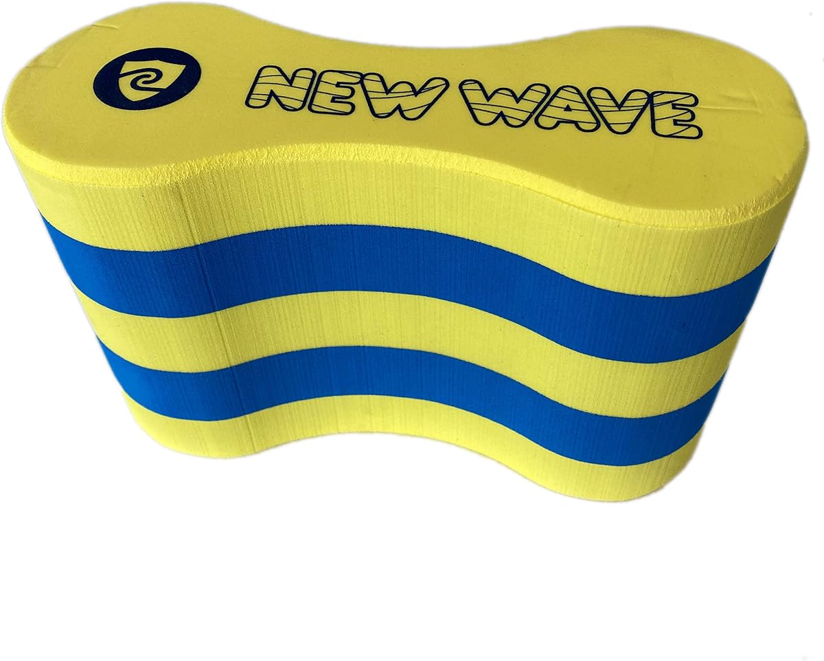 Pull Buoy de New Wave Swim Buoy para nadadores y triatletas - Flotador de piscina de entrenamiento de natación de espuma EVA de tamaño adulto